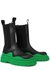 Tire black leather Chelsea boots - Bottega Veneta