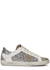 Superstar glittered distressed leather sneakers - Golden Goose