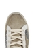 Superstar glittered distressed leather sneakers - Golden Goose