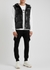 Black quilted glossed shell gilet - Balmain