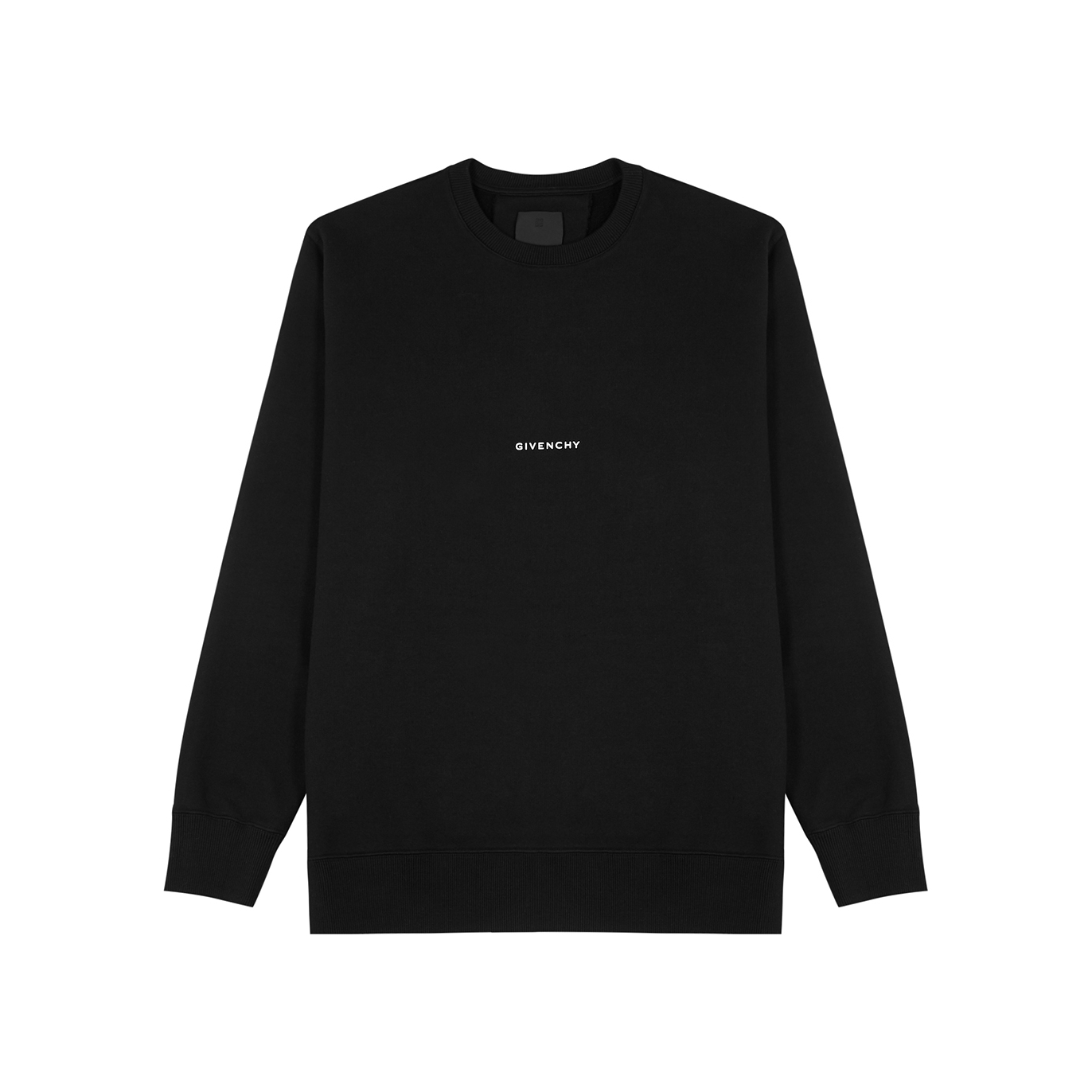 Givenchy Black Logo Cotton Sweatshirt - XL