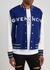 Blue logo wool-blend varsity jacket - Givenchy