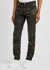 Camouflage distressed slim-leg jeans - Givenchy