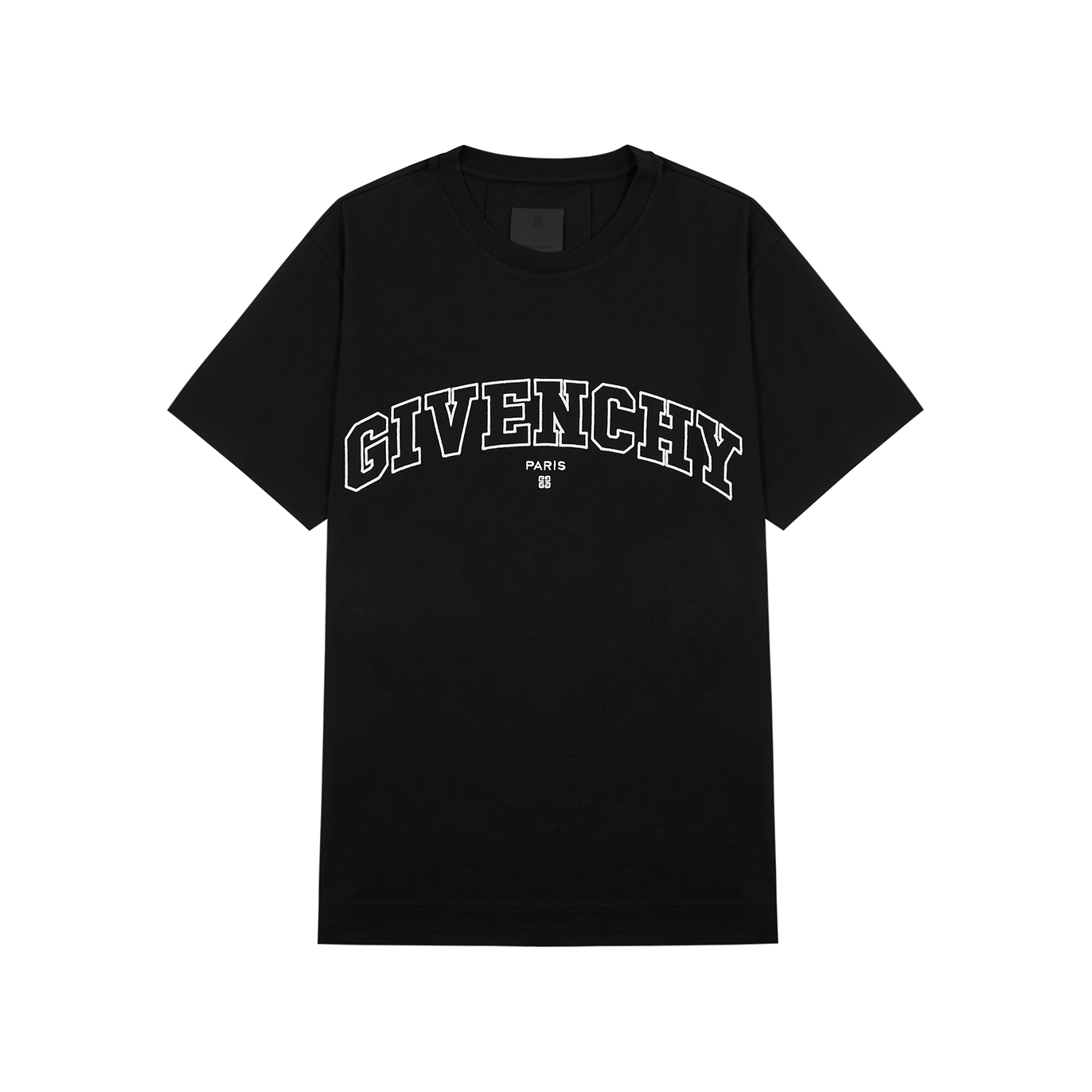 Givenchy College Black Logo Cotton T-shirt