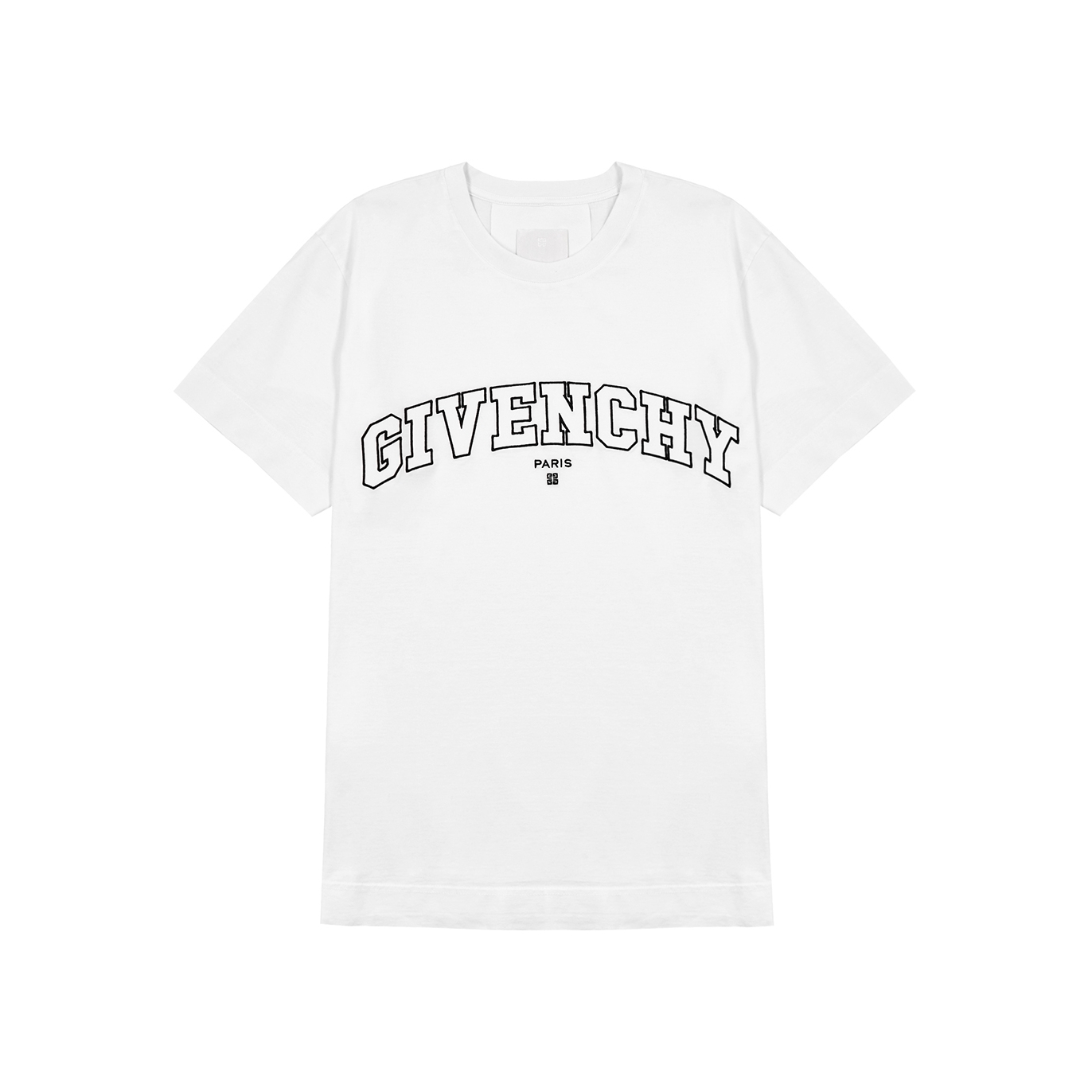 Givenchy College White Logo Cotton T-shirt