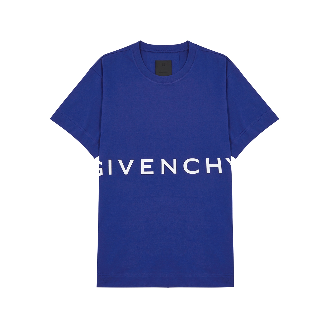 Givenchy 4G Peace Blue Printed Cotton T-shirt