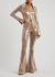 Opala light brown sequin-embellished shirt - 16 Arlington