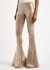 Koro light brown sequin-embellished trousers - 16 Arlington