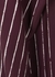 Striped wide-leg silk-satin trousers - Stella McCartney