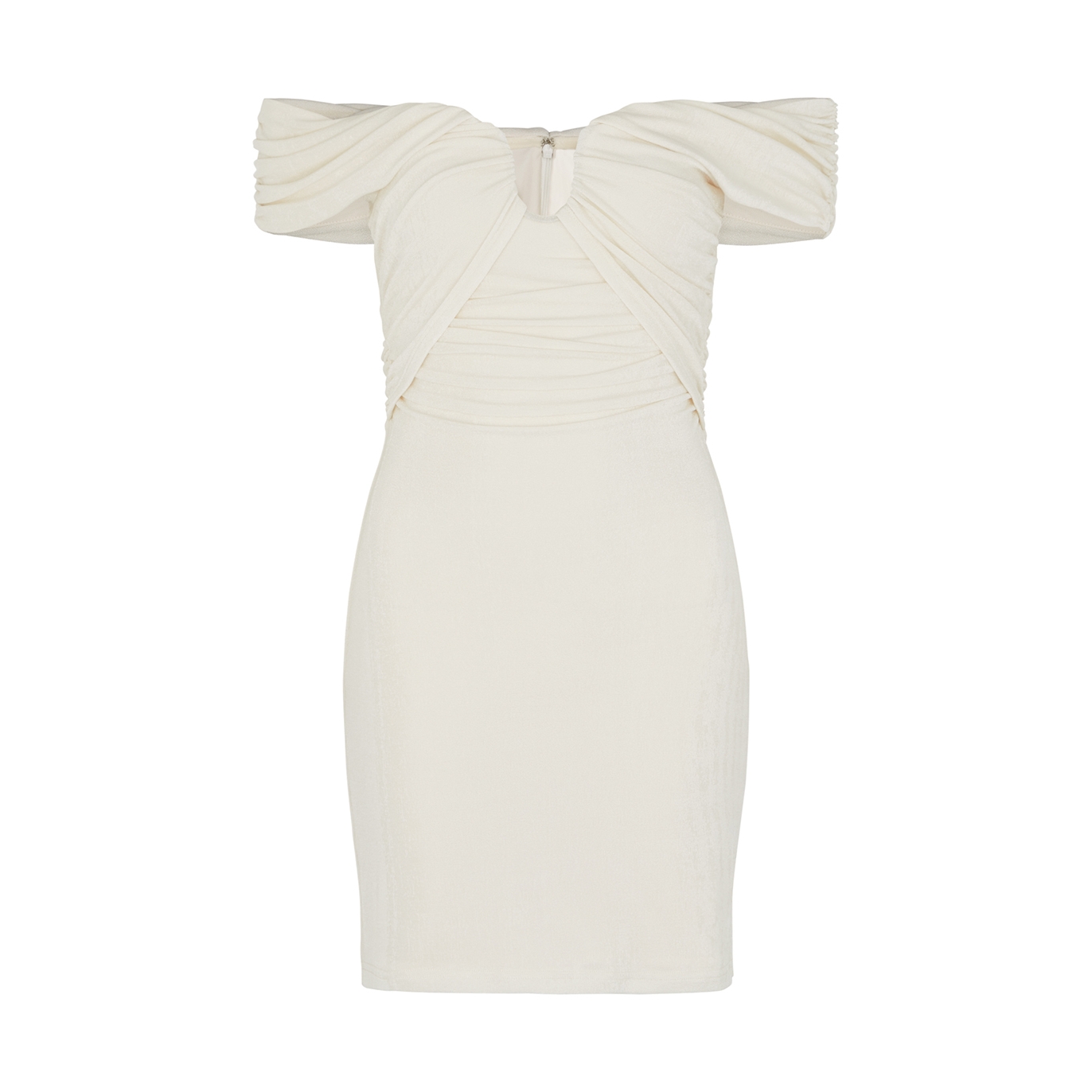 Misha Judi Ivory Stretch-jersey Mini Dress - White - 10