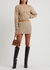 Cable-knit wool-blend mini skirt - Christopher Esber