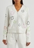 White embroidered cotton-blend cardigan - JOOSTRICOT