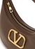 Valentino Garavani Stud Sign brown leather shoulder bag - Valentino