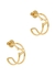Valentino Garavani VLogo gold-tone hoop earrings - Valentino