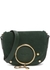 Mara small green leather cross-body bag - See by Chloé