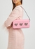 Triple Bow pink leather shoulder bag - MACH & MACH