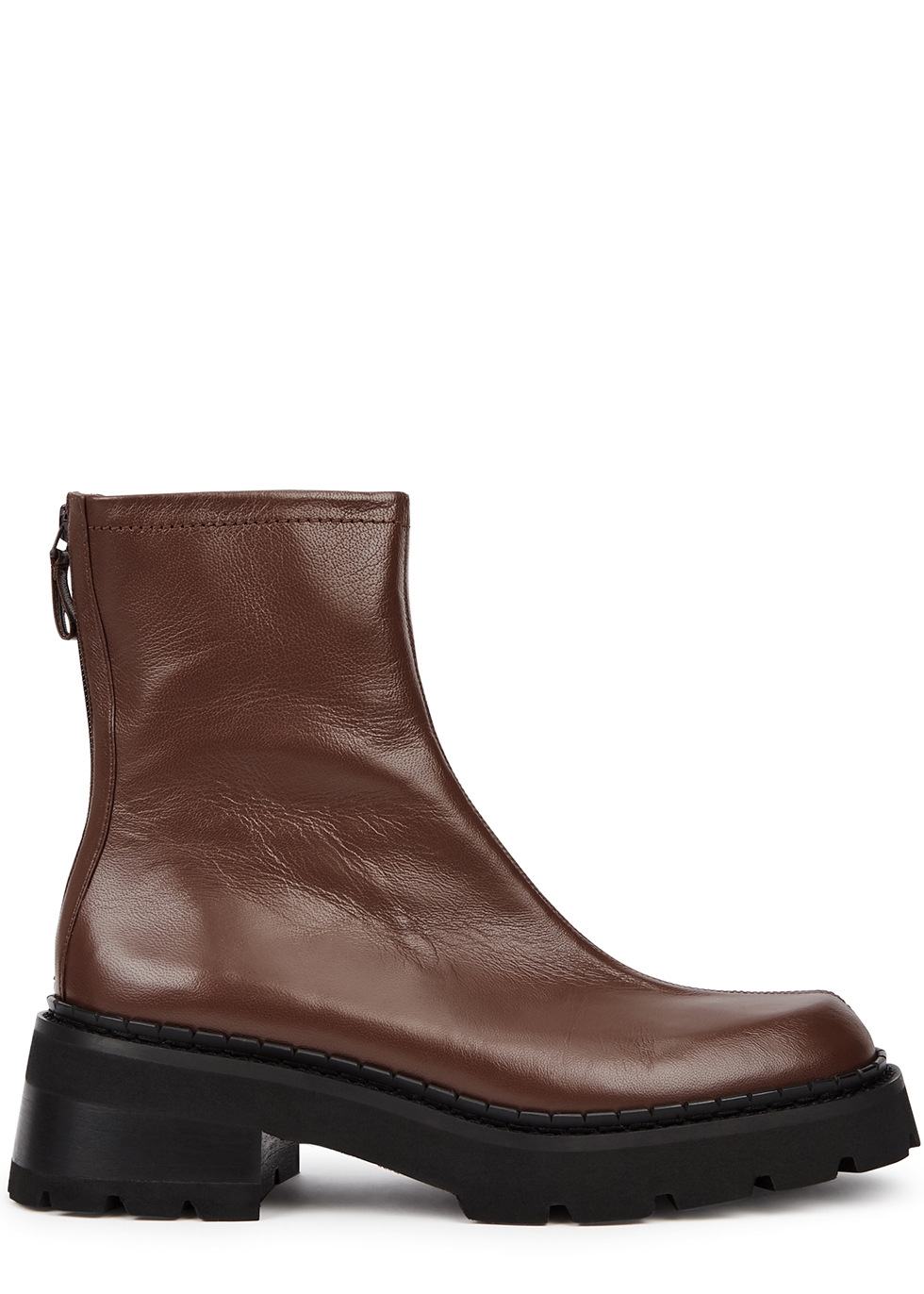 Alistair 50 brown leather ankle boots