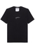 Black crystal-embellished stretch-cotton T-shirt - MOSCHINO