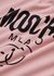 Pink logo-print cotton sweatshirt - MOSCHINO