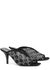 Tom 90 black crystal-embellished suede mules - Gucci