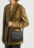 Four Ring black leather shoulder bag - Alexander McQueen