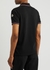 Black piqué cotton polo shirt - Moncler
