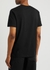 Black printed cotton T-shirt - Moncler