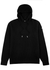 Black ribbed hooded wool-blend jumper - Moncler