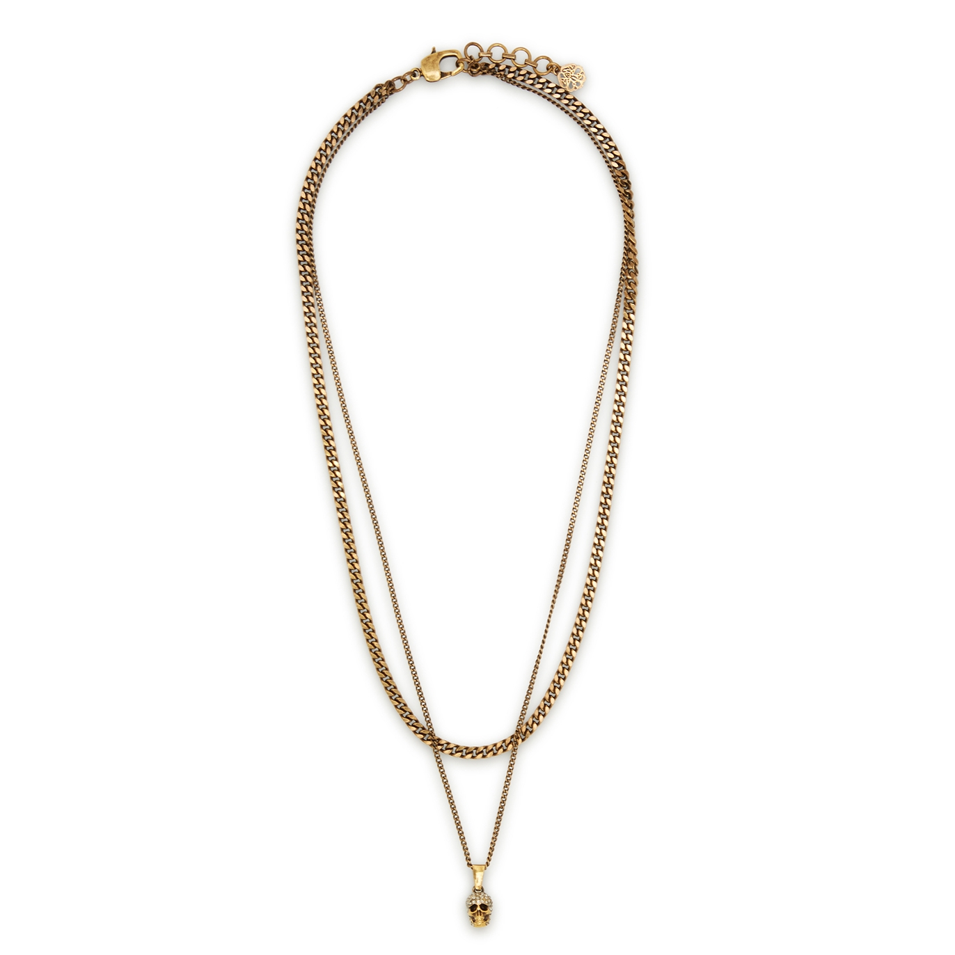 Alexander McQueen Layered Gold-tone Chain Necklace