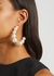 Bucaneve pearl hoop earrings - Rosantica