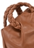Bombon brown leather cross-body bag - Hereu