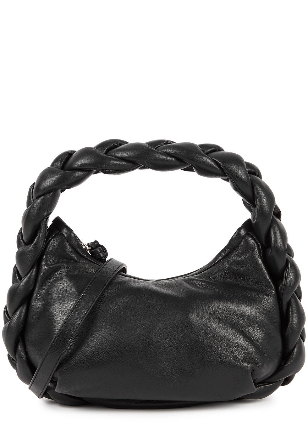 Hereu Espiga mini black leather top handle bag - Harvey Nichols