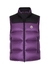 Ophrys purple quilted shell gilet - Moncler