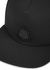 Black logo cotton-twill cap - Moncler