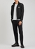 Black stud-embellished jersey track jacket - Moncler