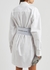 White logo cotton-poplin shirt dress - Alexander Wang