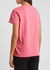 Pink logo cotton T-shirt - Moncler