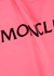 Pink logo cotton T-shirt - Moncler
