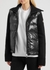 Black quilted shell and wool jacket - Moncler