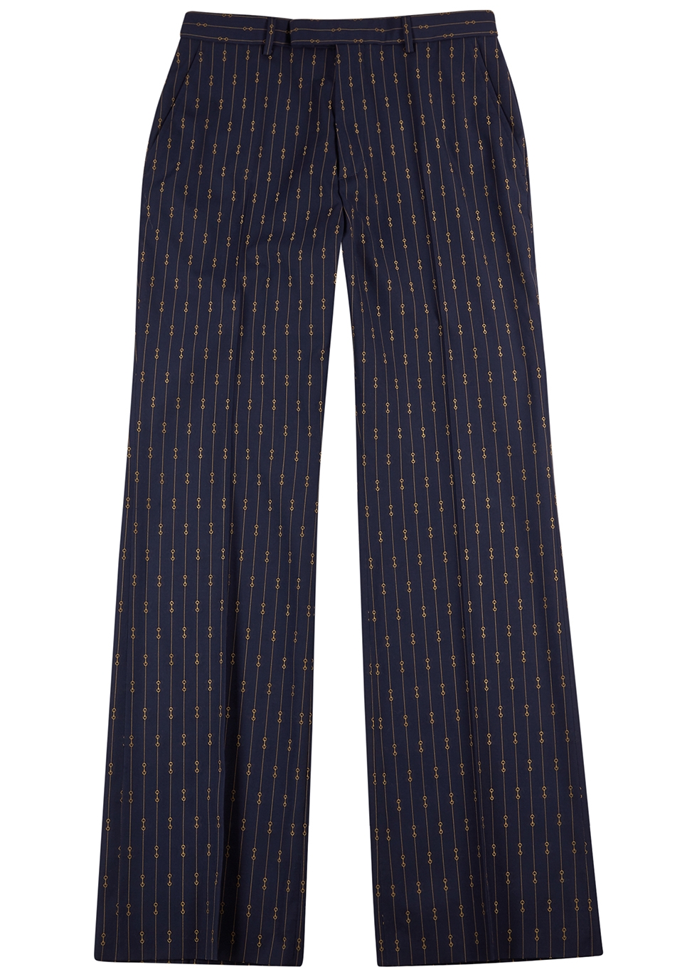 Limited Cut Jacquard Pants in Navy-