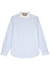 Light blue cotton-poplin shirt - Gucci