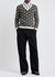 Monochrome intarsia cotton-blend jumper - Gucci