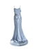 The pippa steel blue satin cowl neck slip dress - True Decadence