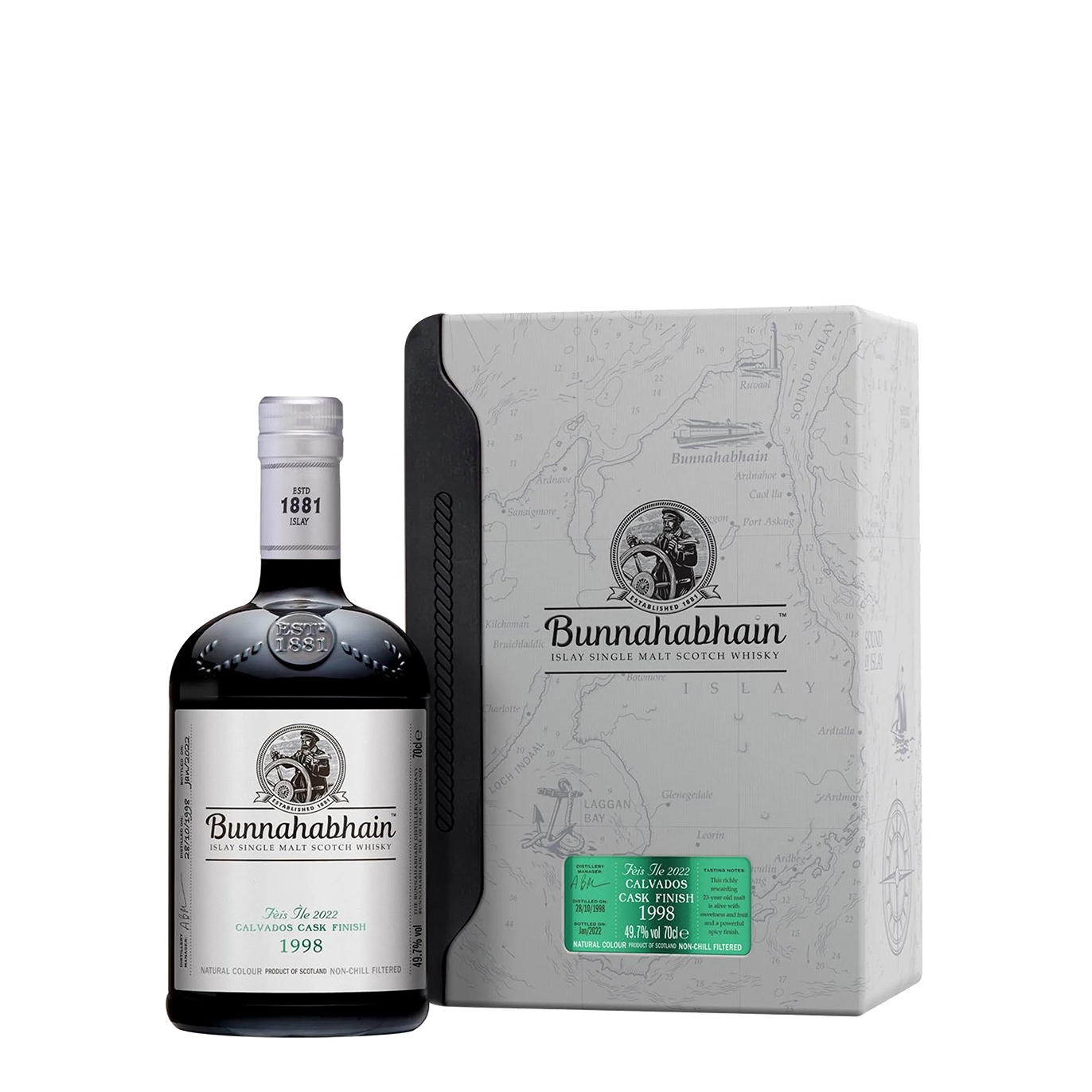 Bunnahabhain Calvados Cask Finish 1998 Fèis Ìle 2022 Single Malt Scotch Whisky