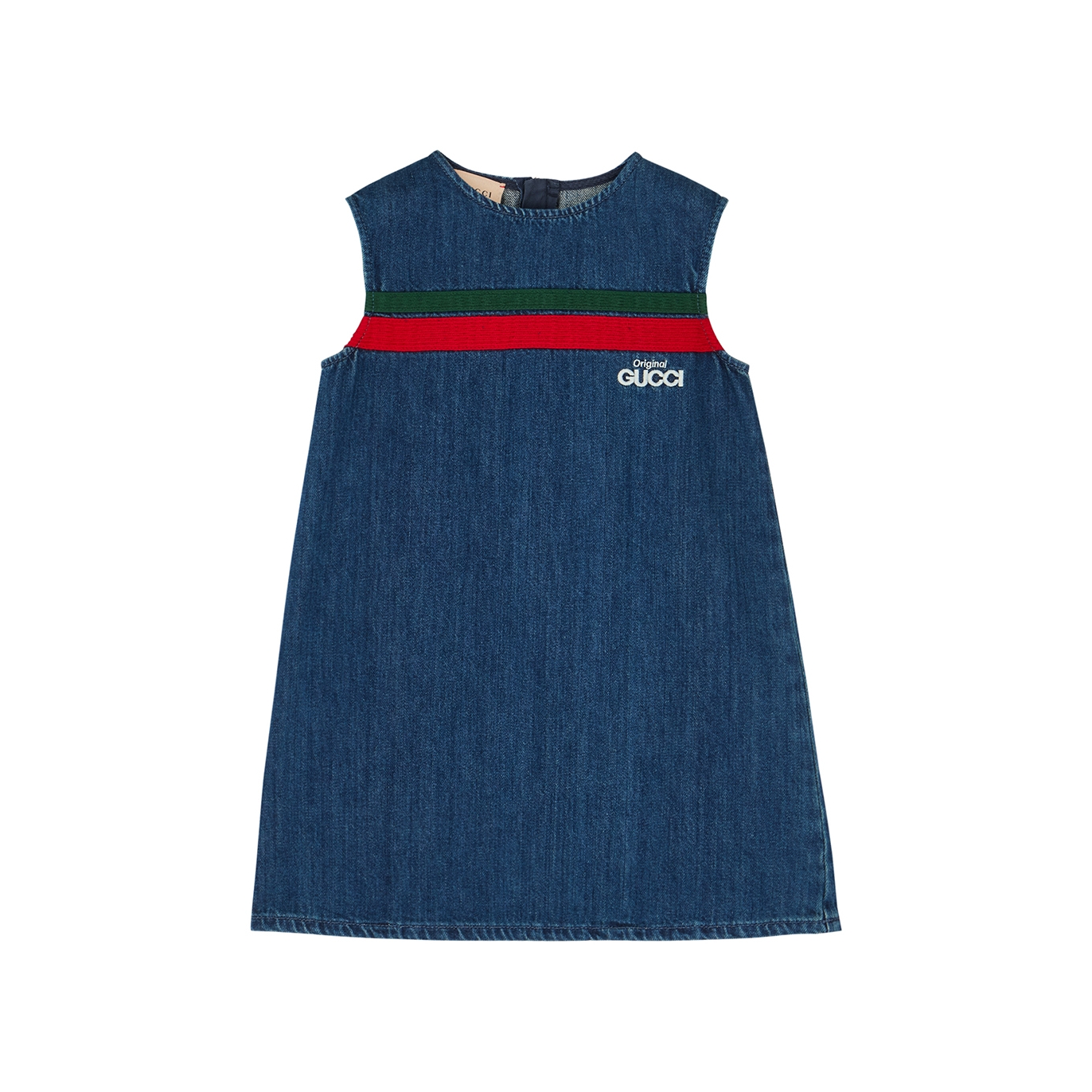 Gucci Kids Blue Denim Dress - 8 Years