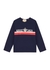 KIDS Navy printed cotton top - Gucci