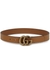 KIDS GG brown leather belt - Gucci