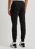 Black logo-print cotton sweatpants - Versace Jeans Couture