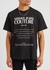 Warranty Label printed cotton T-shirt - Versace Jeans Couture