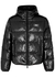 Black quilted glossed shell jacket - Dsquared2